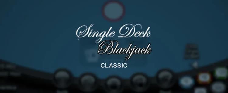Play Classic Single Deck Blackjack Online at Bovada