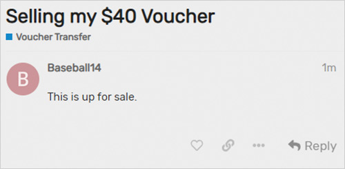 Sell Voucher 6